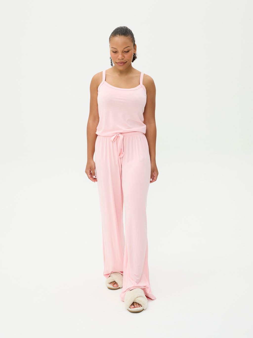 the pink pj set