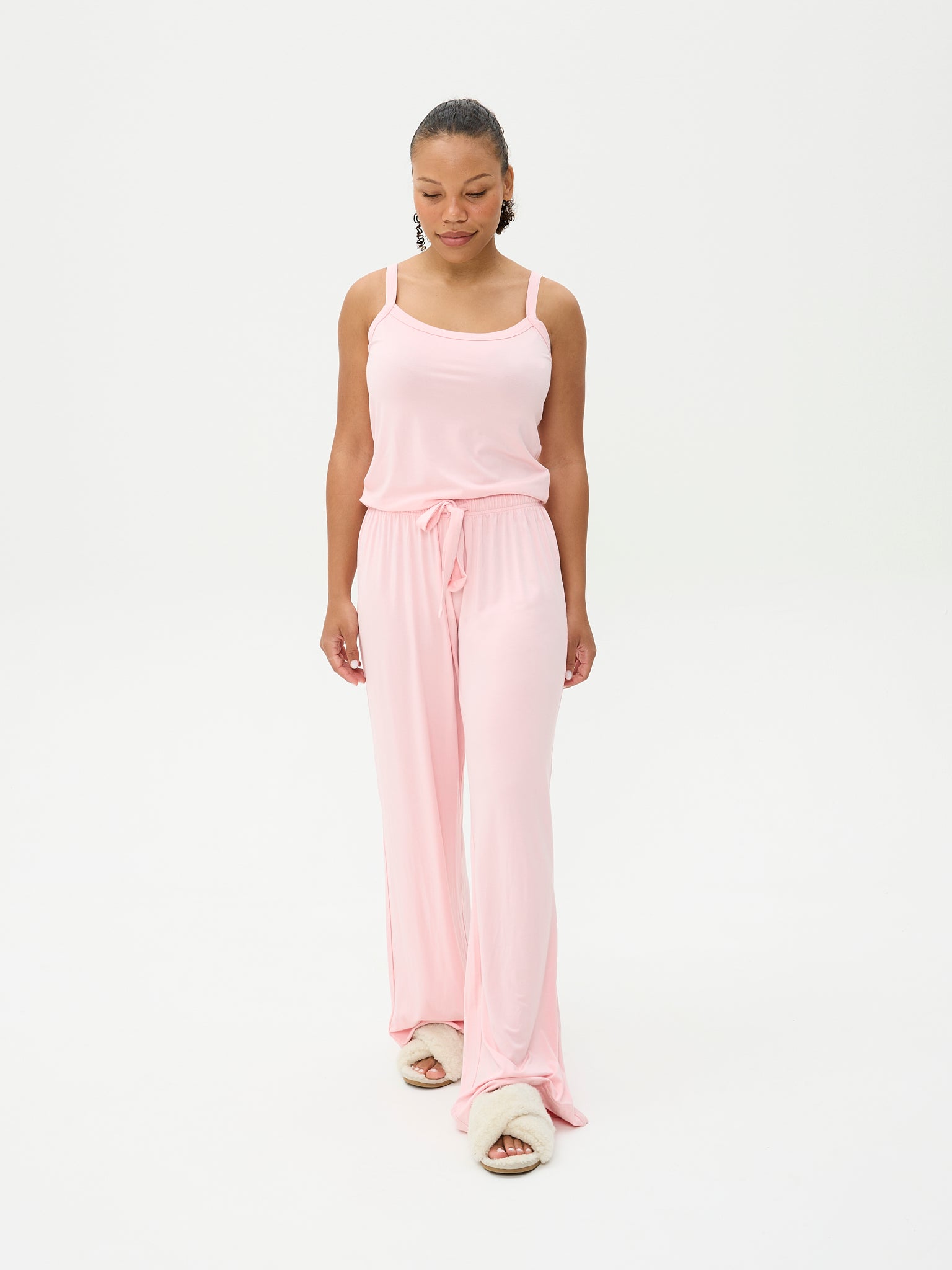 the pink pj set
