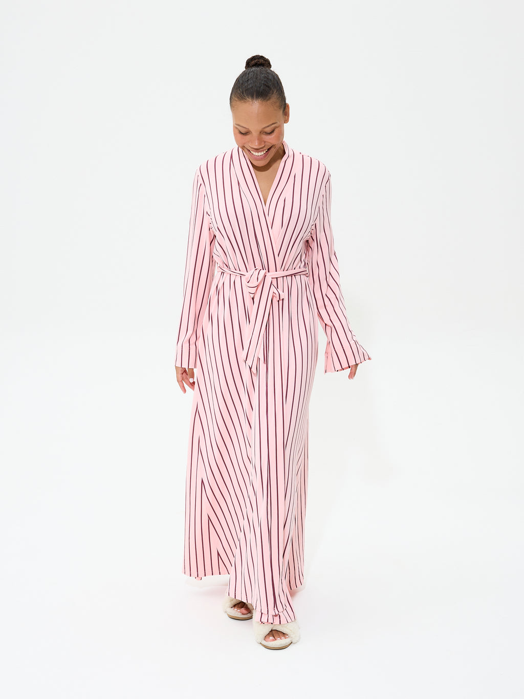 the striped robe