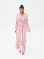 the striped robe