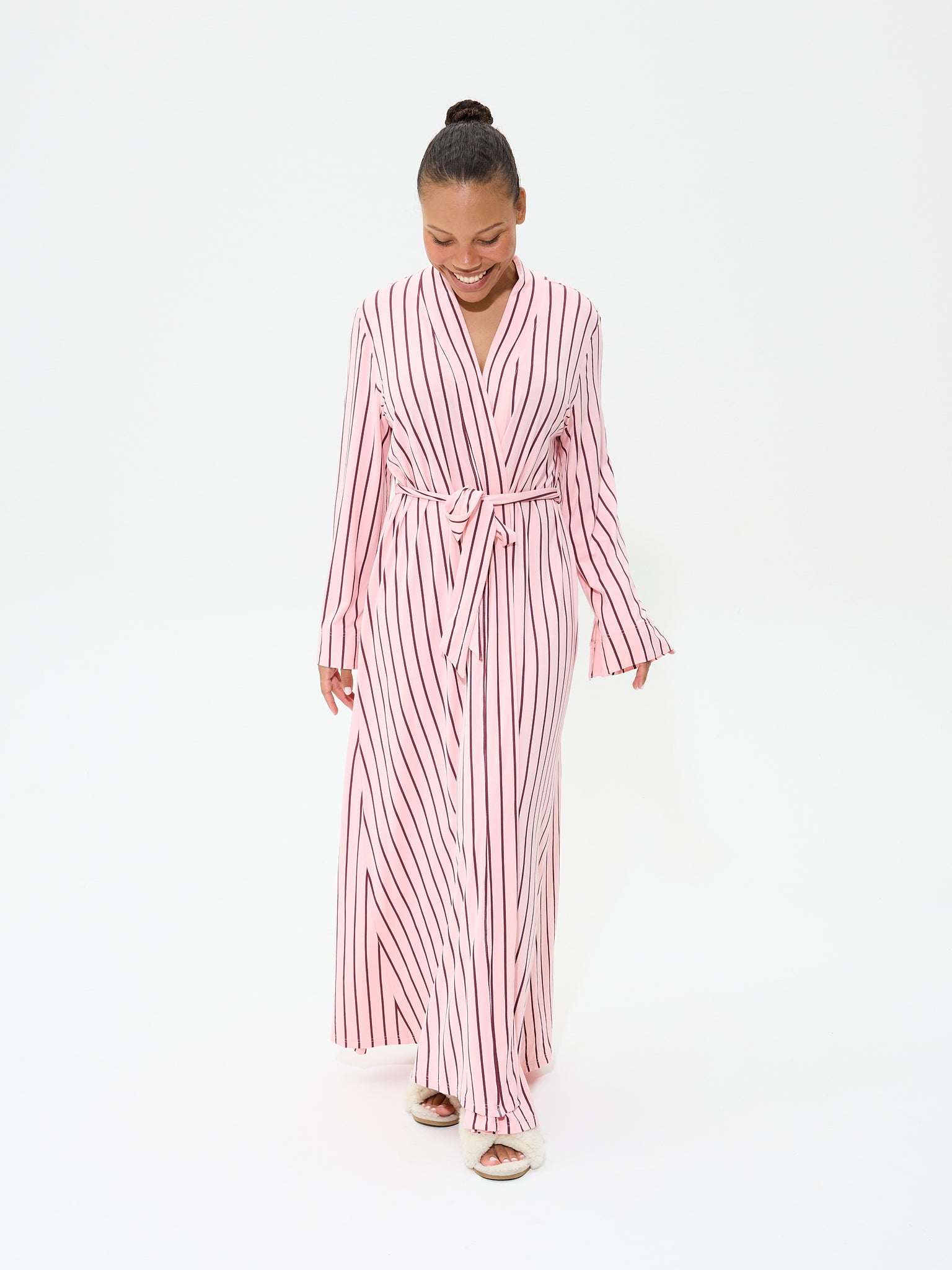 the striped robe