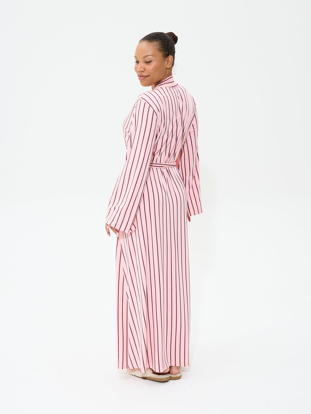 the striped robe