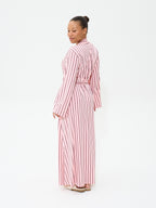 the striped robe