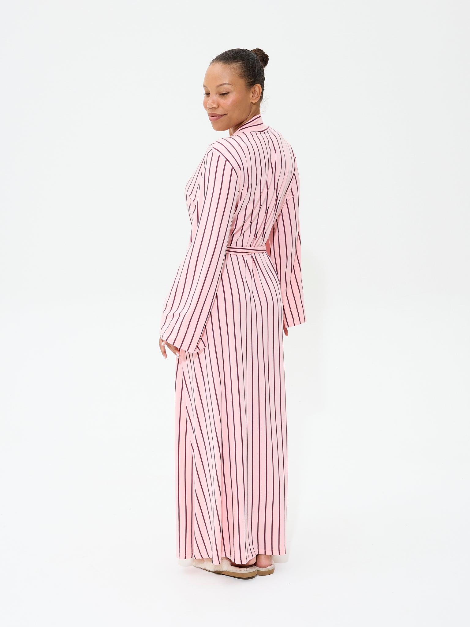 the striped robe